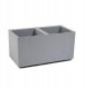 Kwietnik KARO 800x400x400 beton ECO recycled - czarny beton LA936-71 Lamela 1