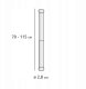 Teleskopowy drążek prysznicowy LUZ, Ø 2,8 cm, 70-115 cm, WENKO 4