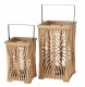 Lampion z drewna RAIMO, 2 sztuki 1