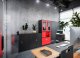 Abschließbarer Aktenschrank für Büro JAN, 900 x 1850 x 400 mm, anthrazit 14