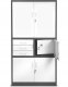 Diablo Chairs Aktenschrank mit Schubladen und Tresor FILIP II, 900 x 1850 x 400 mm, anthrazit-weiß 1
