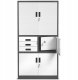 Diablo Chairs Aktenschrank mit Schubladen und Tresor FILIP II, 900 x 1850 x 400 mm, anthrazit-weiß 6