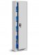 Diablo Biurowa szafa metalowa na akta ALEX, 450 x 1850 x 400 mm, szara 1