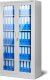 Diablo Chairs Aktenschrank Büroschrank Vitrinenschrank AMELIA, 900 x 1850 x 400 mm, grau 2