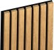 GoDan Foge Panel Acoust Sort Lamella Zaragoza Eg - b 30cm h 280cm 1