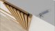 GoDan Foge Panel Acoust Sort Lamella Zaragoza Eg - b 30cm h 280cm 2