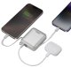 PowerBank 3w1 Bazic Fusion Mini 10000mAh kabel USB-C/Lightning szary 12