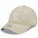 New Era wmns 9FORTY New York Yankees Cap 60292635 Beżowe OSFM 1