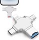 Czytnik kart SD Alogy SmartRead Pro 4w1 adapter USB3.0 do TF / Lightning / USB-C / micro USB 1