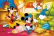Trefl Puzzle Disney - 40-lecie Trefl - Myszka Miki i Przyjaciele 600 elementów (37601) 1
