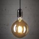 LED 3W DEKOPÆRE GLOBE Ø125 H170GYLDENT GLAS 2