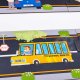 WOOPIE GREEN Droga Puzzle dla Dzieci Autostrada Makieta 21 el. Certyfikat FSC 9