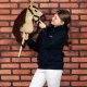 Froster Hobby Horse Skippi A3 - Karmelowy - Beżowy - kantar i wodze w zestawie 2