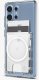 Spigen Ultra Hybrid Wallet MagSafe+, crystal clear - Samsung Galaxy S25 Series 2