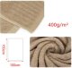 Ręcznik 100x150 SOFT TOUCH 400g jasnobrązowy 1