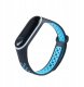 Opaska do Xiaomi Mi Band 4 / 3 czarno-niebieski 2