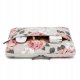Etui do Laptopa 13-14" Canvaslife White Rose 1