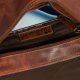 Torba Beltimore Torba męska skórzana na laptopa ramię komputer duża nubuk brązowa N16 6