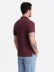 Męska jednokolorowa koszulka polo BASIC z dzianiny pique - bordowa V10 OM-POBS-0100 XXL 8