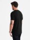 Klasyczny T-shirt męski bawełniany BASIC - czarny V1 OM-TSBS-0236 M 5
