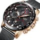 ZEGAREK MĘSKI LIGE KLASYCZNY ELEGANCKI CHRONOGRAF DATOWNIK 4 KOLORY+PUDEŁKO 1