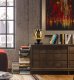 CANDELLUX Trio lampa stołowa czarny 1x60w e27 klosz złoty 41-11978 1
