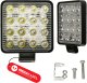 Lampa robocza 48W 4800lm zimna barwa 12-24V OFFROAD CX-34 MEGAKABEL 1
