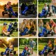 Gokart na pedały Meteor GM/1502 granatowy Uniwersalny 10