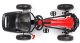 Gokart na pedały Meteor GM/205 czerwony Uniwersalny 5