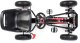 Gokart na pedały Meteor GM/15 czerwony Uniwersalny 4