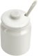 Cukierniczka porcelanowa 180 ml z łyżką i pokrywką 1