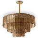 LAMPA SUFITOWA WISZĄCA APP1677-8CP BRĄZOWA 1
