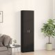 vidaXL Szafa z czarnego dębu 55x25x189 cm z materiału drewnopochodnego 6