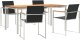 vidaXL 5 częściowy zestaw do jadalni ogrodowej z litego drewna tekowego, Stół do jadalni 180x90x75 cm z litego drewna tekowego 2