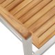 vidaXL 7-częściowy zestaw do jedzenia w ogrodzie z litego drewna tekowego, Stół do jedzenia na zewnątrz 180x90x75 cm z litego drewna tekowego 10