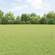 vidaXL Euro Płot z 5 Słupkami Srebrnym 0,4x10 m Stal 1