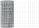 vidaXL Euro Płot z 5 Słupkami Srebrnym 0,4x10 m Stal 4