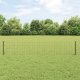 vidaXL Ogrodzenie  Euro z 5 słupkami Szare 0.4x10 m Stal 1