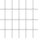 vidaXL Ogrodzenie  Euro z 5 słupkami Szare 0.4x10 m Stal 5