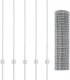 vidaXL Ogrodzenie euro  z 10 słupkami srebrnymi 1x10 m stal 3