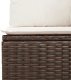 vidaXL vidaXL Zestaw 5-częściowy sof ogrodowych z poduszkami w brązowym poli rattan, vidaXL Sofa dwuosobowa ogrodowa z poduszkami w brązowym poli rattan 7