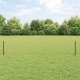 Słupy ogrodzeniowe vidaXL 5 szt. U-Channel Szary 40 cm Stal, Sześciokątne ogrodzenie vidaXL Szare 0.4x10 m Stal 1