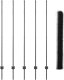 Słupki ogrodzeniowe vidaXL 10 szt U-Channel Szary 150 cm Stal, Ogrodzenie sześciokątne vidaXL Szare 1,5x10 m Stal 1
