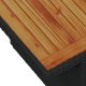 vidaXL 11-częściowy zestaw sofy ogrodowej z poduszkami Czarny Poli Rattan Akacja, vidaXL 2-osobowa sofa ogrodowa z poduszkami Czarny Poli Rattan 8