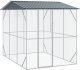 vidaXL vidaXL Klatka dla ptaków antracytowa 310x227x247 cm ze stali 2