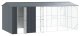 vidaXL vidaXL Klatka dla ptaków z przedłużeniem Anthracite 310x640x247 cm Stal 6