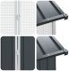vidaXL vidaXL Klatka dla ptaków z przedłużeniem Anthracite 310x640x247 cm Stal 10