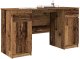 vidaXL Biurko Stare Drewno 140x49x76 cm 3
