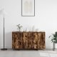 vidaXL Wędzony bufet dębowy Wędzony dąb Drewno 135 x 41 x 75 cm 4