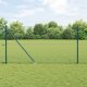 vidaXL Zestaw ogrodzeniowy Zestaw 2 Zielony Metal, Plastik 25 x 1,2 m 1